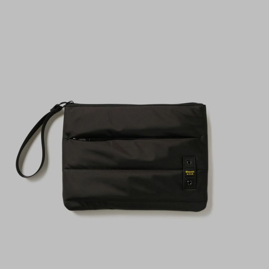 Picture of BLAUER MEN'S PADDED CLUTCH BAG F6CON01.COV BLACK