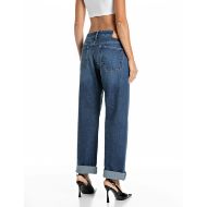 Снимка на REPLAY ДАМСКИ ДЕНИМ AUBRY AUBRY BOYFRIEND-FIT COTTON/LYOCELL DENIM JEANS DARK BLUE 3