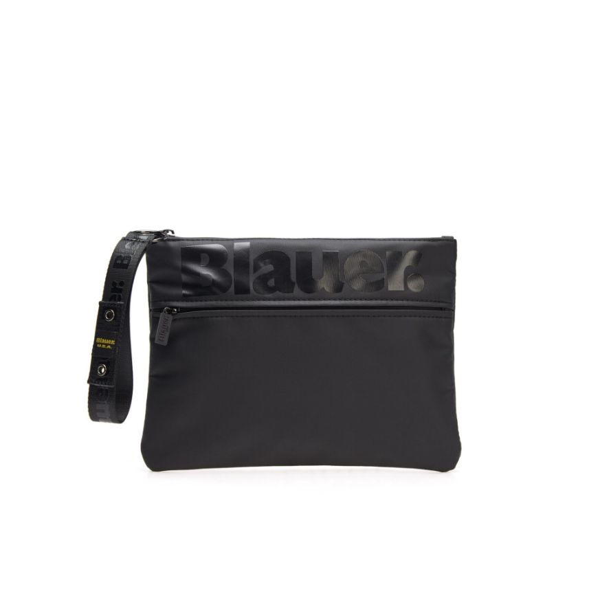 Picture of BLAUER MEN'S WAXED CLUTCH F6CONEY03.SPL BLACK