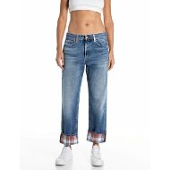 Снимка на REPLAY ДАМСКИ ДЕНИМ AUBRY AUBRY BOYFRIEND-FIT COTTON DENIM JEANS MEDIUM BLUE 1