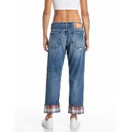 Снимка на REPLAY ДАМСКИ ДЕНИМ AUBRY AUBRY BOYFRIEND-FIT COTTON DENIM JEANS MEDIUM BLUE 3