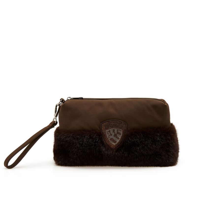 Снимка на BLAUER ДАМСКА ЧАНТА NYLON CLUTCH F6MIRA02.PAD DARK BROWN
