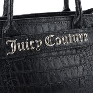 Picture of JUICY COUTURE WOMEN'S BAG JASMINE CROCO MEDIUM DOUBLE HANDLE BLACK 3