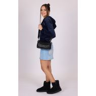 Picture of JUICY COUTURE WOMEN'S BAG JASMINE CROCO SMALL FLAP BLACK 5