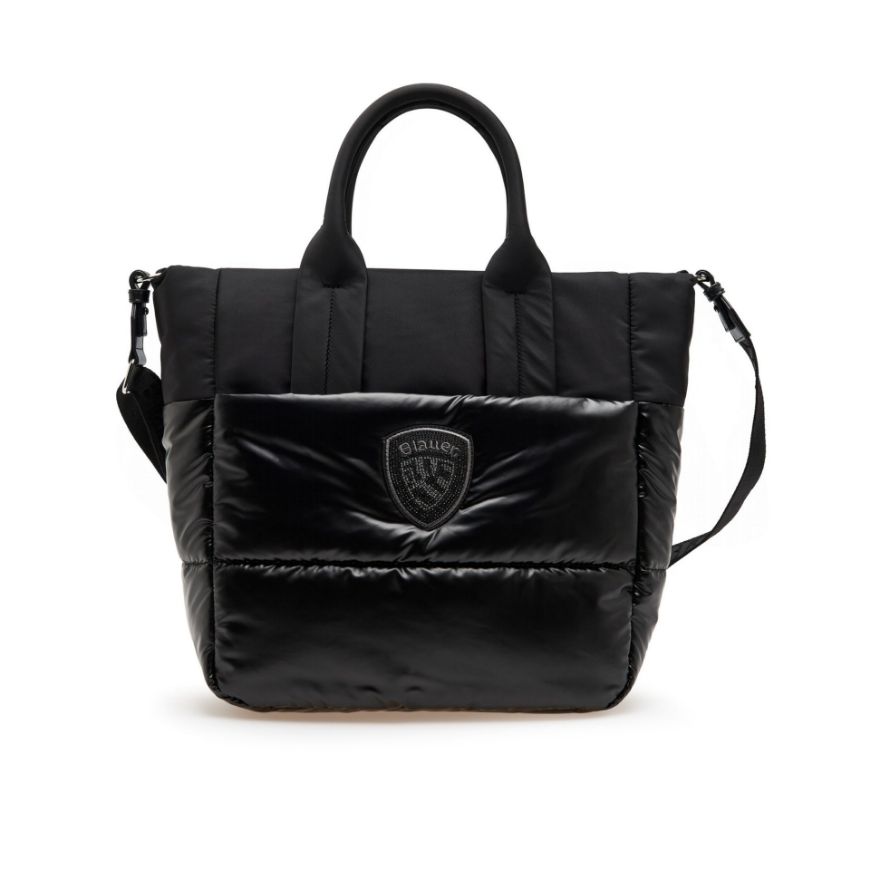 Picture of BLAUER WOMEN'S NYLON TOTE BAG F6QUARTXL01.PAD BLACK