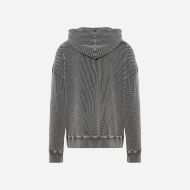 Picture of DIRTY LAUNDRY MEN'S HEAVY WAFFLE HOODIE VINTAGE GREY 2