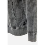 Picture of DIRTY LAUNDRY MEN'S HEAVY WAFFLE HOODIE VINTAGE GREY 4