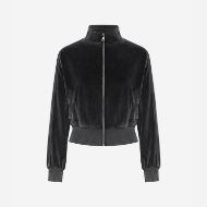 Снимка на DIRTY LAUNDRY ДАМСКИ СУИТШЪРТ FUNNEL NECK VELVET FULL ZIP VINTAGE BLACK 6