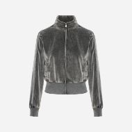Снимка на DIRTY LAUNDRY ДАМСКИ СУИТШЪРТ FUNNEL NECK VELVET FULL ZIP VINTAGE GREY 6