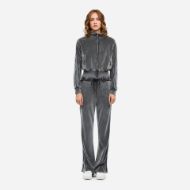 Снимка на DIRTY LAUNDRY ДАМСКИ СУИТШЪРТ FUNNEL NECK VELVET FULL ZIP VINTAGE GREY 4