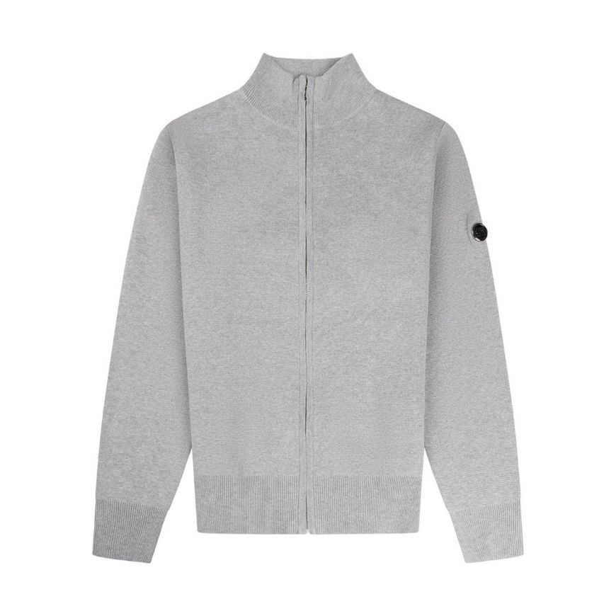 Picture of CRUYFF MEN'S ITINERIA FULL ZIP HIGH COLLAR GREY