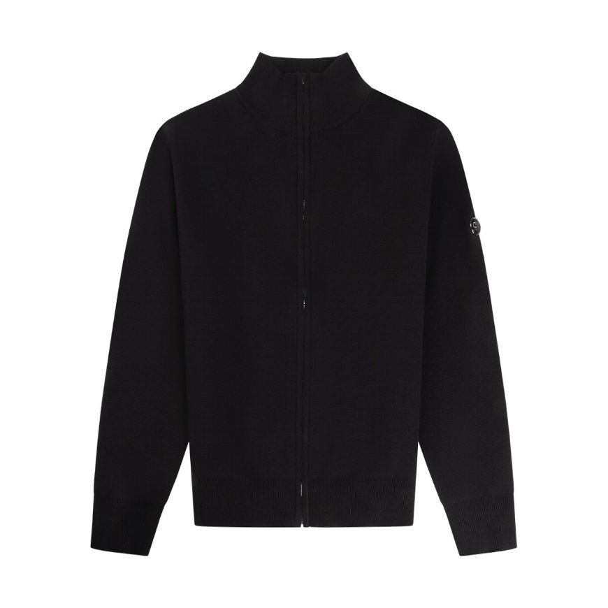 Picture of CRUYFF MEN'S ITINERIA FULL ZIP HIGH COLLAR BLACK