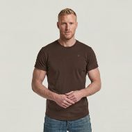 Picture of G-STAR MEN'S LASH T-SHIRT COFFEE BEAN 1