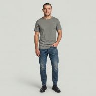 Picture of G-STAR MEN'S SLIM BASE T-SHIRT GREY PEWTER 4