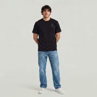 Picture of G-STAR MEN'S LOGO T-SHIRT DK BLACK 4