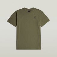 Picture of G-STAR MEN'S LOGO T-SHIRT DARK KHAKI 5