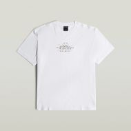 Picture of G-STAR MEN'S MULTI TEXT RELAXED T-SHIRT WHITE 5