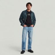 Picture of G-STAR MEN'S MULTI TEXT RELAXED T-SHIRT DK BLACK 4