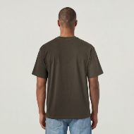 Picture of G-STAR MEN'S MULTI TEXT RELAXED T-SHIRT BLACK OLIVE 2