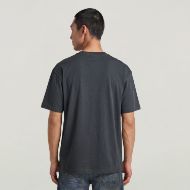 Picture of G-STAR MEN'S MULTI TEXT RELAXED T-SHIRT INDIA INK 2