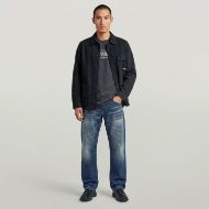 Picture of G-STAR MEN'S MULTI TEXT RELAXED T-SHIRT INDIA INK 4
