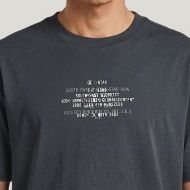 Picture of G-STAR MEN'S MULTI TEXT RELAXED T-SHIRT INDIA INK 3