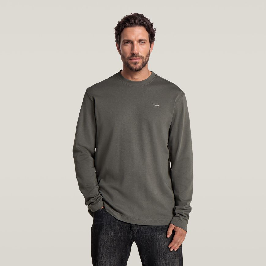 Picture of G-STAR MEN'S TRUE REGULAR T-SHIRT GS GREY