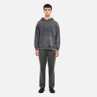 Снимка на DIRTY LAUNDRY МЪЖКИ СУИТШЪРТ RELAXED HOODIE WITH RIB DETAILS VINTAGE GREY 4