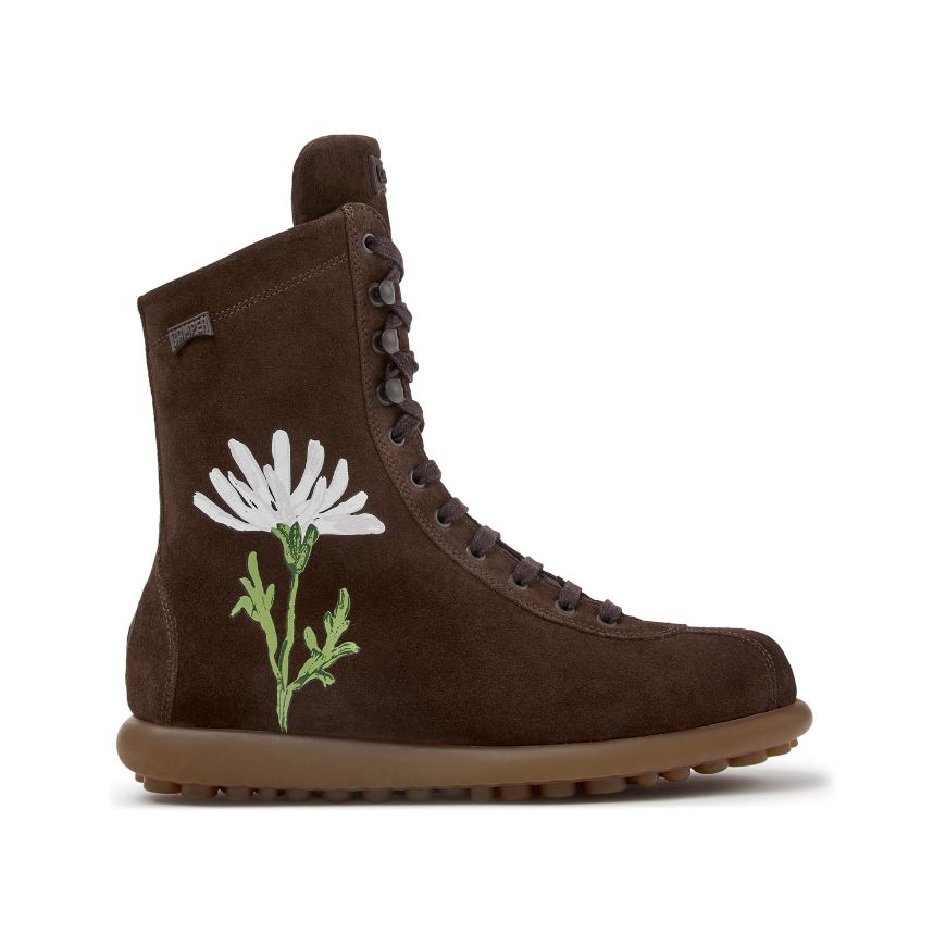 Picture of CAMPER WOMEN'S MID BOOTS TWINS BROWN