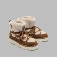 Picture of BLAUER WOMEN'S DOYLE01.PIL WINTER BOOT CREAM/BROWN 2