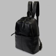 Picture of BLAUER MEN'S LEATHER BACKPACK F6TRIM01.NAV BLACK 2