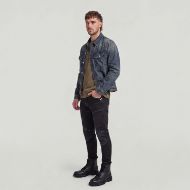 Picture of G-STAR MEN'S TRUE REGULAR T-SHIRT DARK KHAKI 4