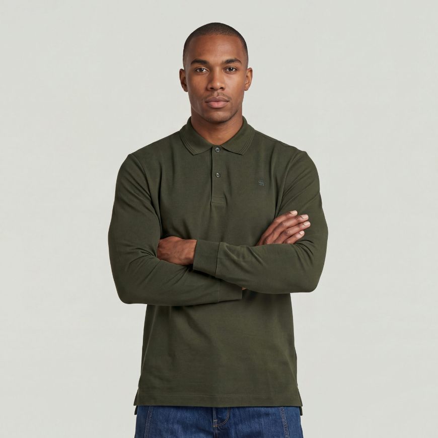 Picture of G-STAR MEN'S DUNDA SLIM POLO ASFALT