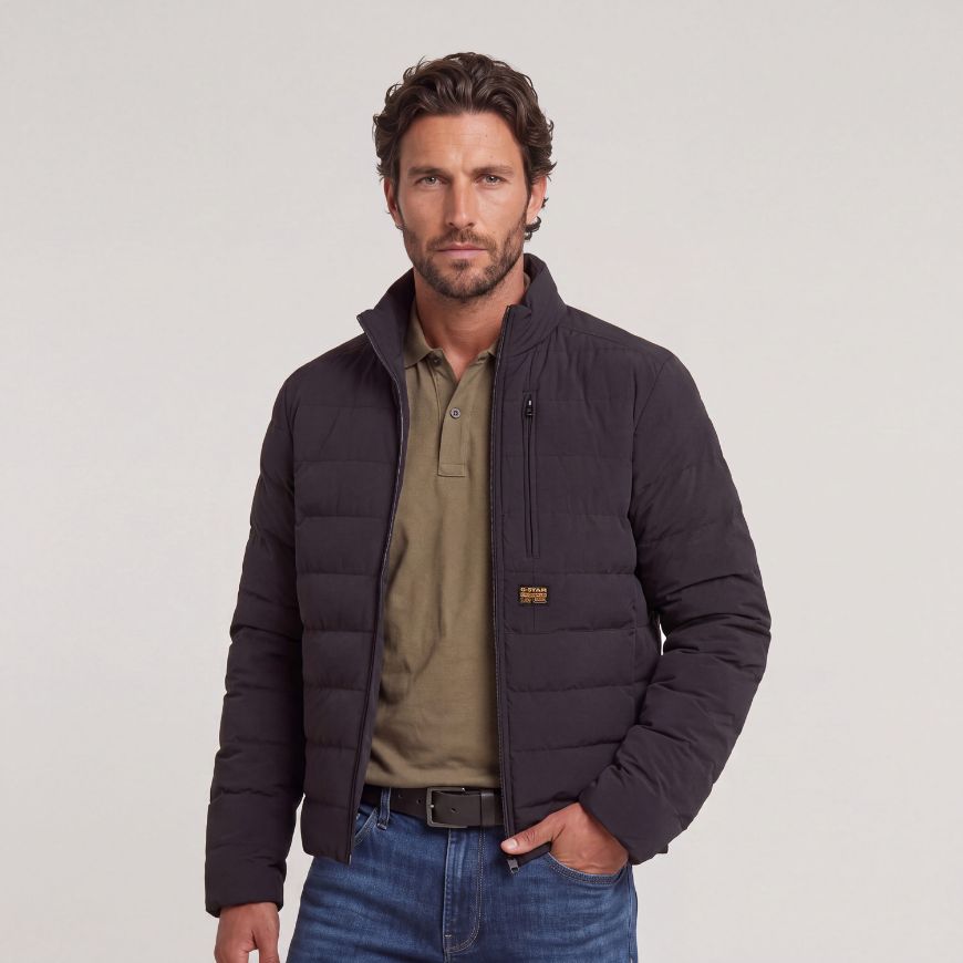 Picture of G-STAR MEN'S FOUNDATION LINER JACKET DK BLACK