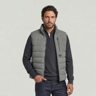 Picture of G-STAR MEN'S FOUNDATION LINER VEST BODYWARMER GREY PEWTER 1