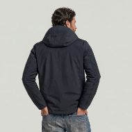 Picture of G-STAR MEN'S CLEAN FOUNDATION HOODED JACKET DK LEGION BLUE 2