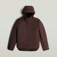 Picture of G-STAR MEN'S CLEAN FOUNDATION HOODED JACKET COFFEE BEAN 5