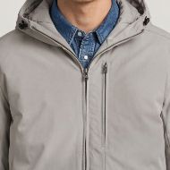 Picture of G-STAR MEN'S CLEAN FOUNDATION HOODED JACKET ELEPHANT SKIN 3