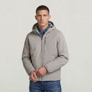 Picture of G-STAR MEN'S CLEAN FOUNDATION HOODED JACKET ELEPHANT SKIN 1
