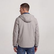 Picture of G-STAR MEN'S CLEAN FOUNDATION HOODED JACKET ELEPHANT SKIN 2