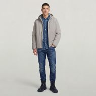 Picture of G-STAR MEN'S CLEAN FOUNDATION HOODED JACKET ELEPHANT SKIN 4