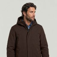 Picture of G-STAR MEN'S CLEAN VODAN PADDED HOODED PARKA COFFEE BEAN 3