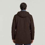 Picture of G-STAR MEN'S CLEAN VODAN PADDED HOODED PARKA COFFEE BEAN 2