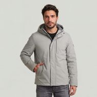 Picture of G-STAR MEN'S CLEAN VODAN PADDED HOODED JACKET CORRECT WINTER GREY 1