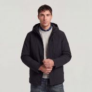 Picture of G-STAR MEN'S CLEAN VODAN PADDED HOODED JACKET DK BLACK 1