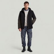 Picture of G-STAR MEN'S CLEAN VODAN PADDED HOODED JACKET DK BLACK 4