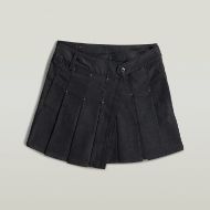 Picture of G-STAR WOMEN'S STUD WRAP SKIRT 3D RAW DENIM PROCESSED 1