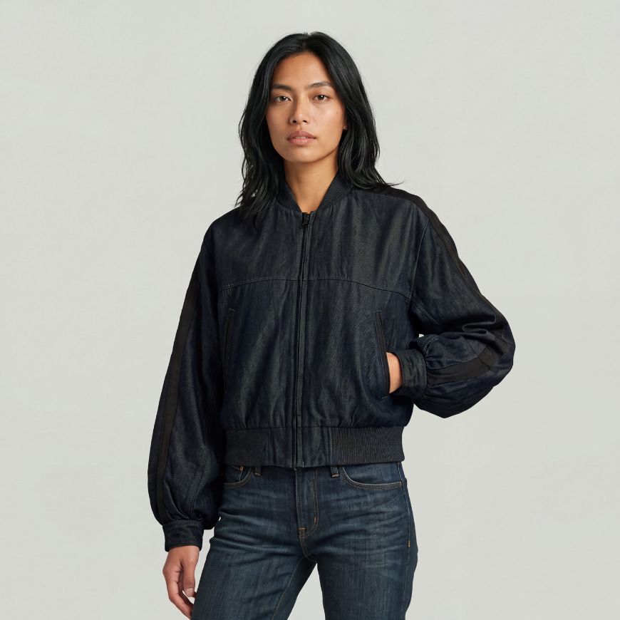 Picture of G-STAR WOMEN'S SOUVENIR BOMBER RINSED