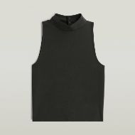 Picture of G-STAR WOMEN'S FLOWY SLIM MOCK TOP DK BLACK 5