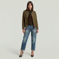 Picture of G-STAR WOMEN'S FLOWY SLIM MOCK TOP DK BLACK 4